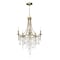 Maxim Lighting Cebu 5-Light 20.75" Wide Capiz / Gold Silver Chandelier 14425CZGS - alternate 1